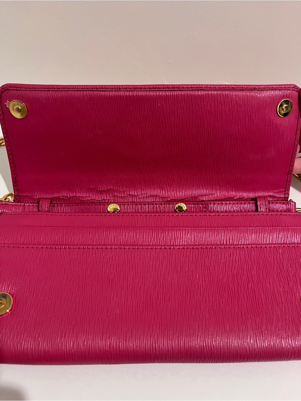 Prada Vitello Wallet on Chain - Picture 4 of 5
